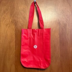 New Lululemon Shopping Bag Red White